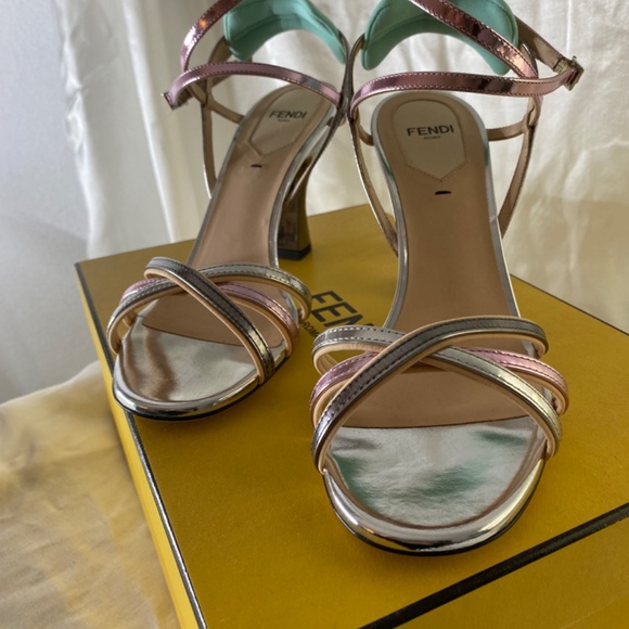 Fendi Metallic Heels - Picture 7 of 9